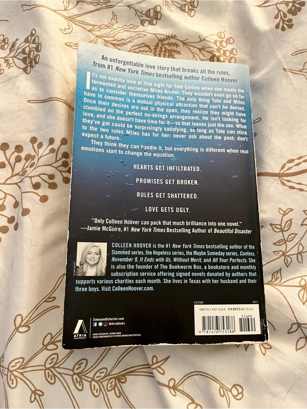 Ugly Love - Blue Paperback Novel